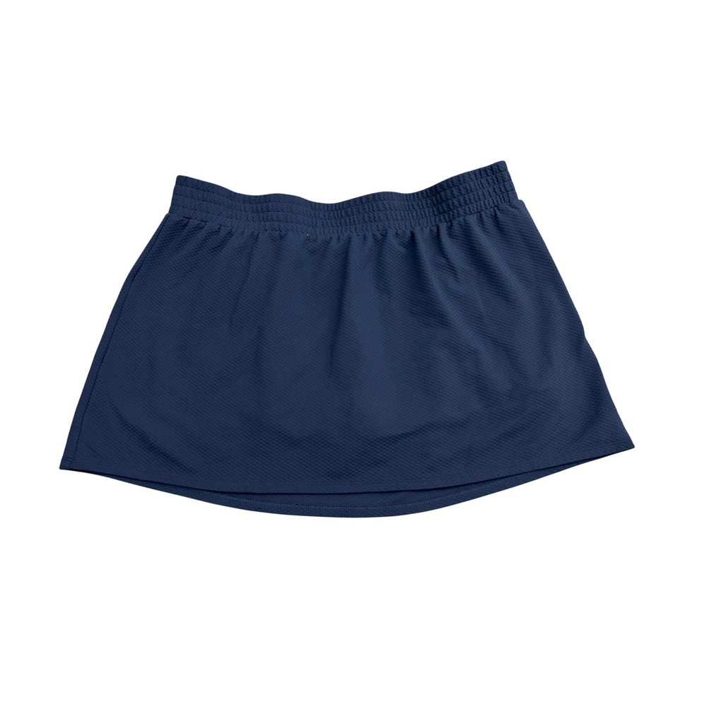 Athletic Works Skort Womens L 12-14 Navy Blue Excellent Mesh Active Tennis Golf